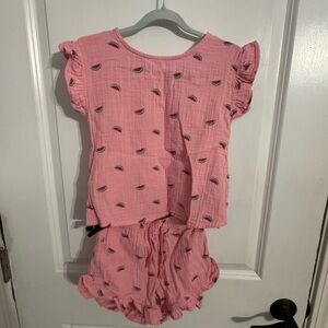 Old Navy Pink Watermelon Kids Matching Set